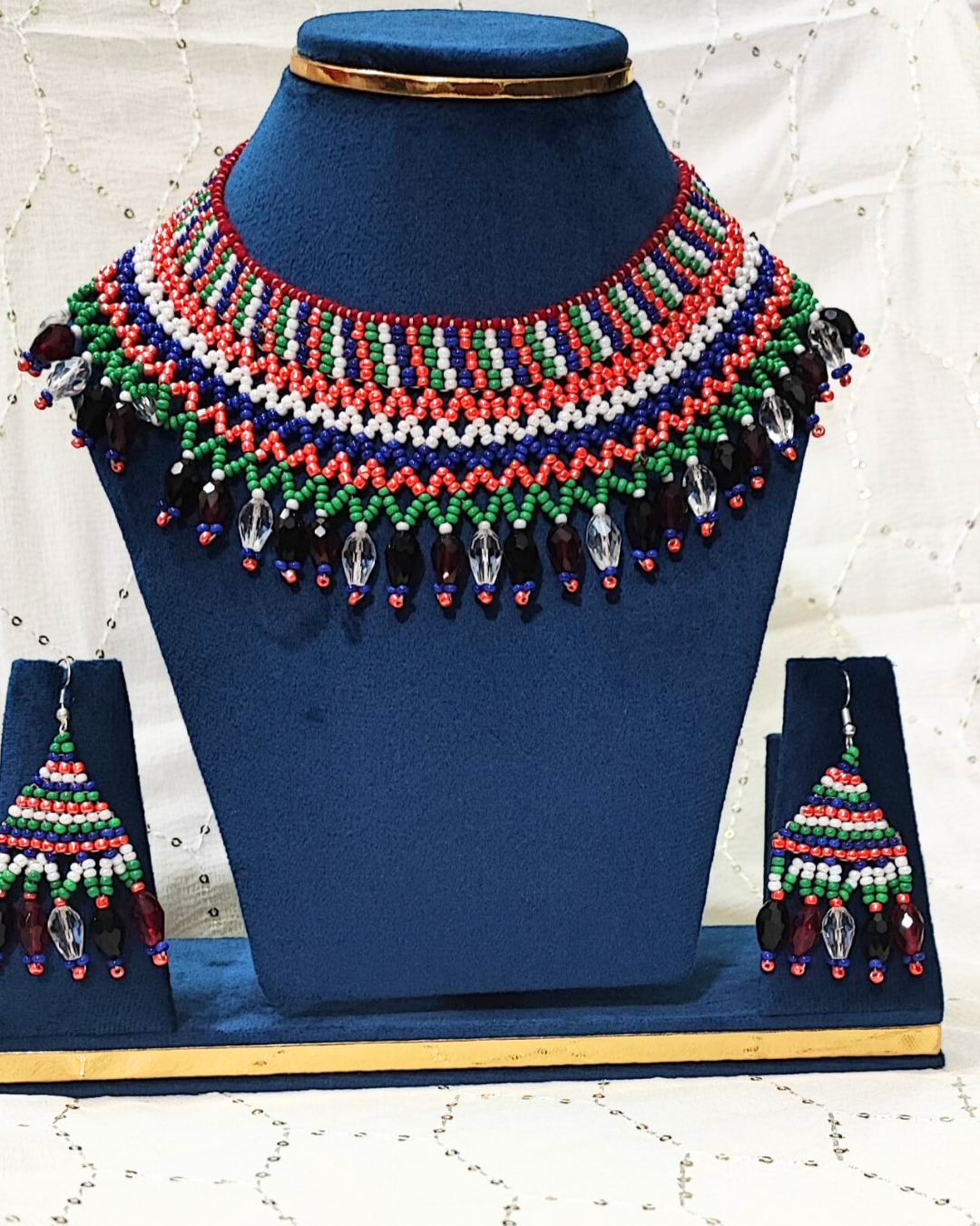 Tribal / Traditional Beaded Jewellery Set