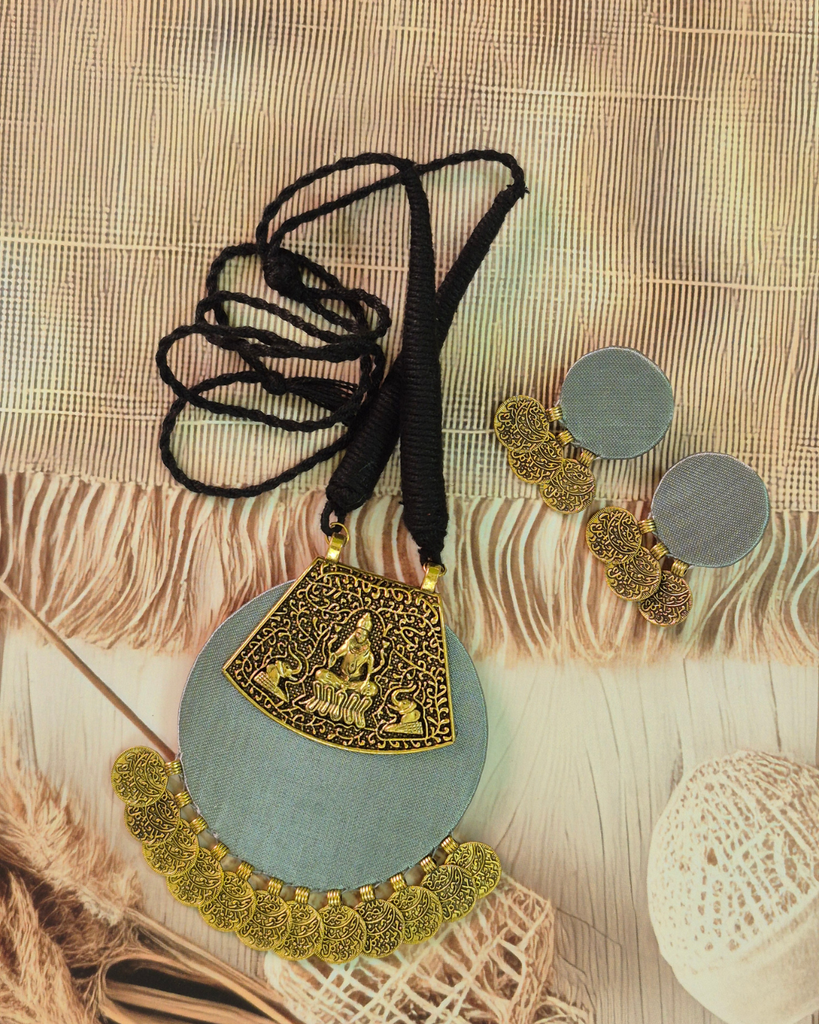 Fabric Necklace Set