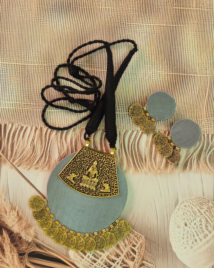 Fabric Necklace Set