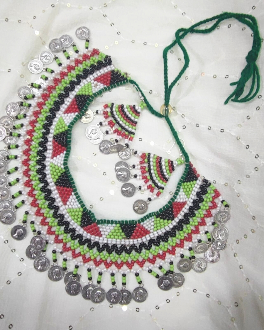 Tribal / Traditional Beaded Jewellery Set