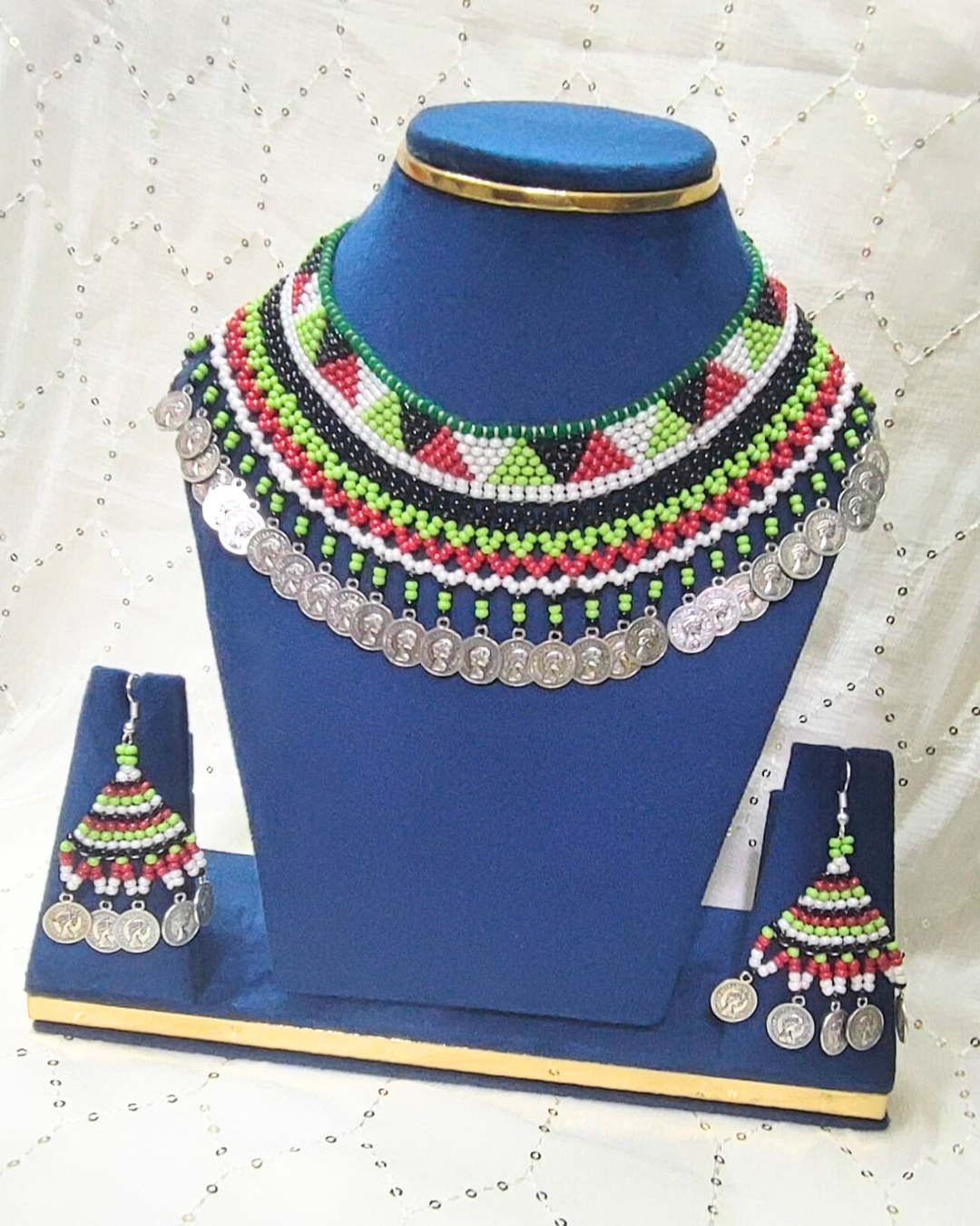 Tribal / Traditional Beaded Jewellery Set