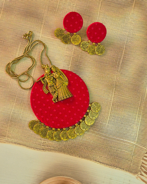 Fabric Necklace Set