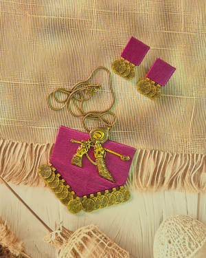 Fabric Necklace Set