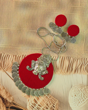 Fabric Necklace Set