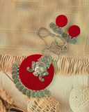 Fabric Necklace Set