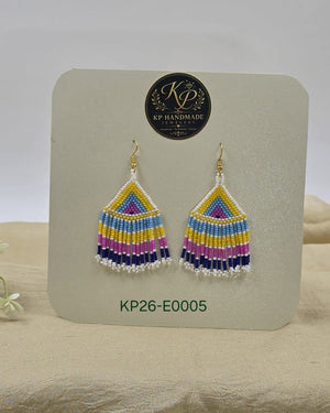 RangLeher Pastel Beaded Earrings