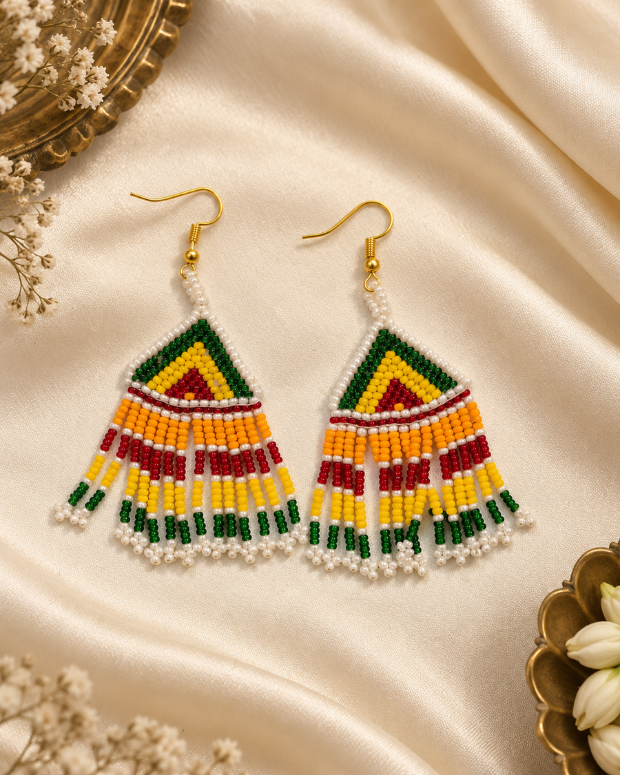 RangTarang Handmade Beaded Earrings
